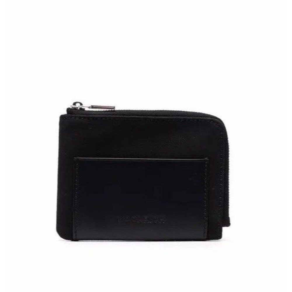 Woolrich Medium Zipper Wallet  Black  Leather NWT